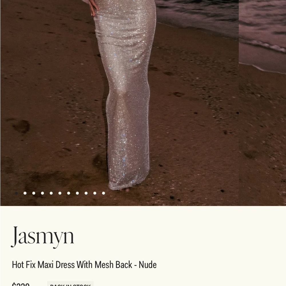 Jasmyn Meshki Nude Dress - Picture 2 of 4